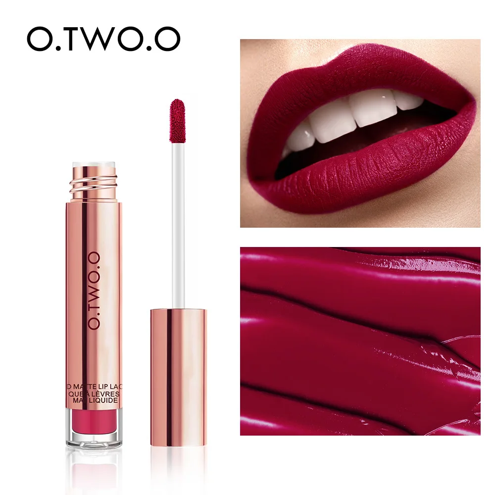 O.TWO. O Makeup Burst Star Not To Touch The Cup Lasting Do Not Drop The Color Matte Lip Gloss Liquid Lipstick 12 Colors 9993