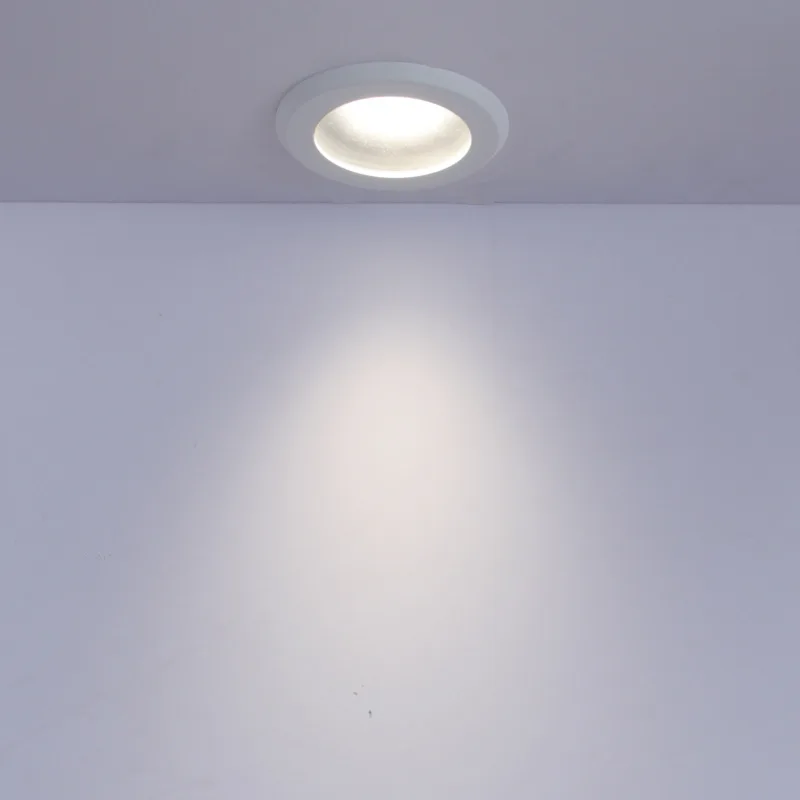 8W12W wodoodporna LED łazienka wpuszczone światło przeciwmgielne IP65 do kuchni prysznic hotelowy prysznic