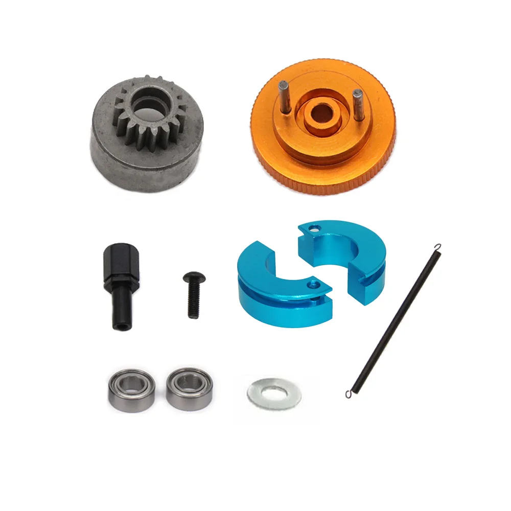 16T Gear 102006 Vliegwiel Clutch Bell Kogellagers Set Voor Hsp 94188 1/10 Rc 1:10 Nitro Motor Car Upgrade onderdelen