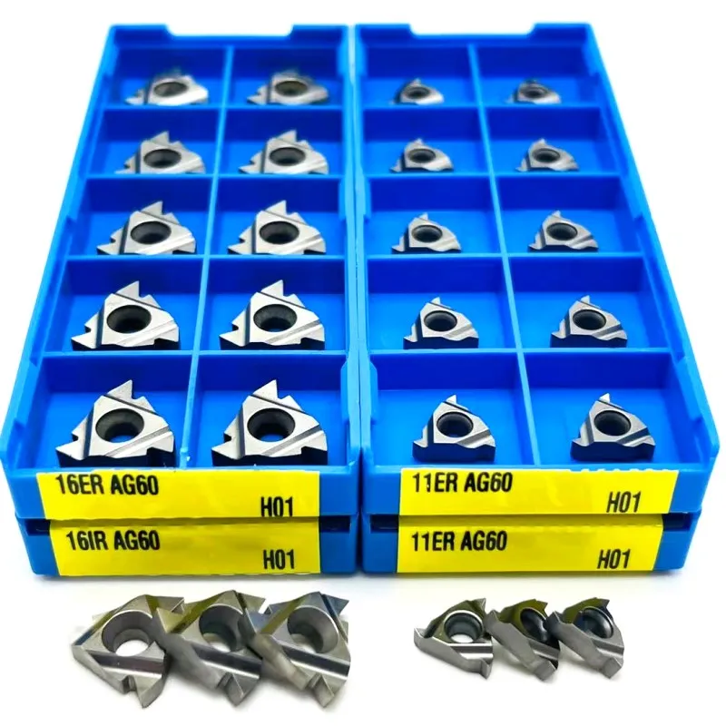 Ferramenta de rosca mmt 16er 16ir 11er 11ir ag60 carboneto inserção rosca torneamento ferramenta de corte ferramenta torno carboneto torneamento inserção ferramenta