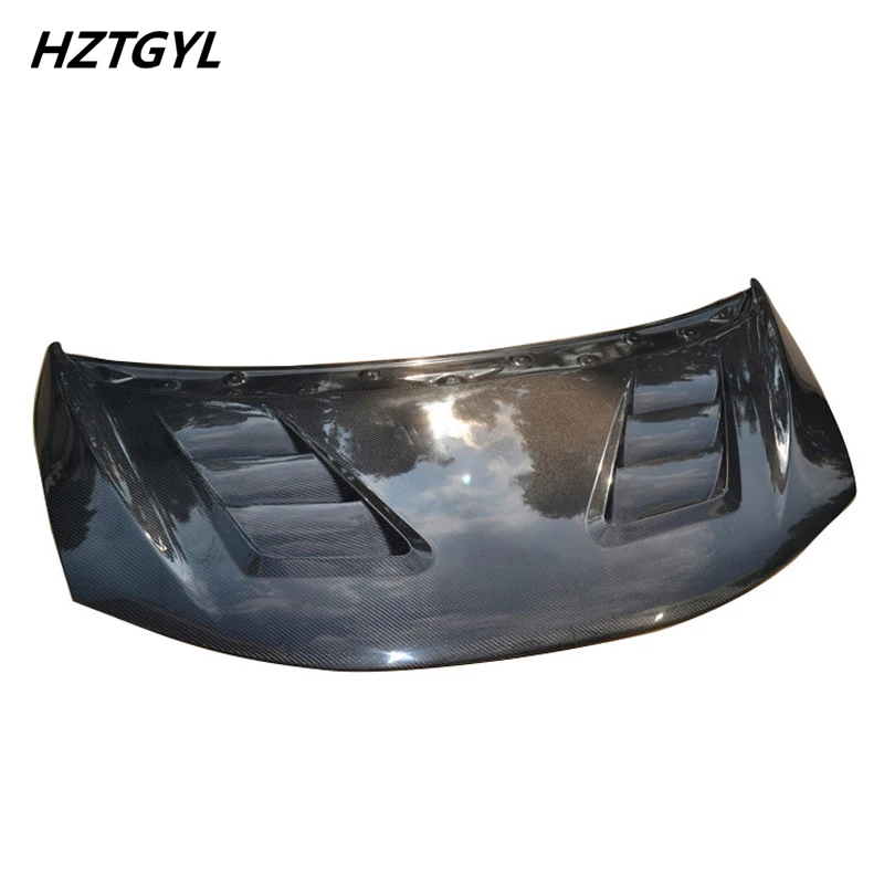 High Quality Carbon Fiber Material Car Engine Bonnet Hood Cover For Honda Fit GK5 Tuning 2014-2018