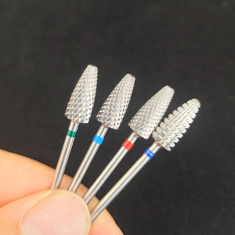 

New! Tungsten Nail Drill Bit Electric Manicure Drill For Machine Milling Cutter Nail Files Buffer Nail Art Equipment Accessory