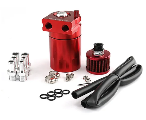 Universele geleide aluminium olievangbak Reservoir Tankolietank met ontluchtingsfilter OCC-1020A