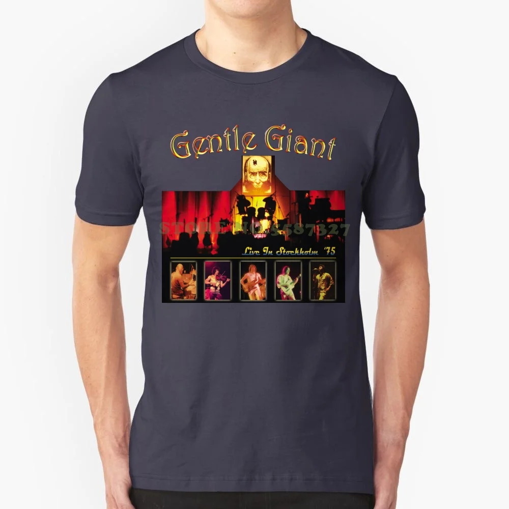 Gentle Giant Tees Progressive Rock Band S M L 3xl T Shirt Derek Shulman & Phil T Shirt Fashion