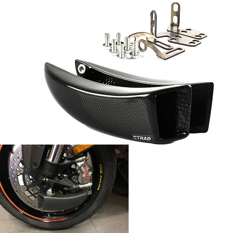 MOTO BIKE Air Ducts Brake Cooling Mounting kit For KAWAS017-2019 ZX-6RR 2003-2006 Carbon Fiber