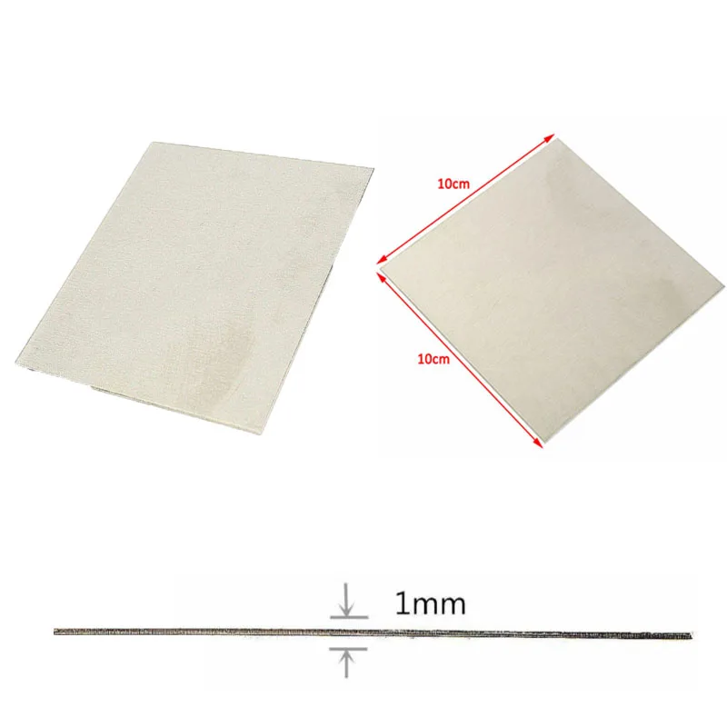 1x100x100mm high purity 99.8% pure nickel foil plate anticorrosive nickel sheet metal industry plating accessories