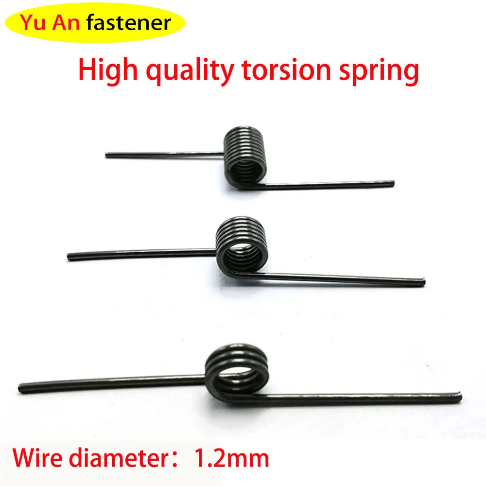 V-Spring, 1.2 Wire Diameter Torsion Small Torsion Spring, Hairpin Spring, 180/120/90/60 Degree Torsion Torsion Spring,  10pcs