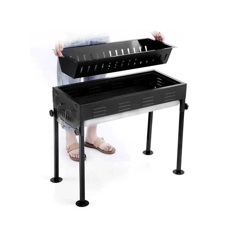 Outdoor Smokeless Charcoal Grill Barbecue Grill Machine