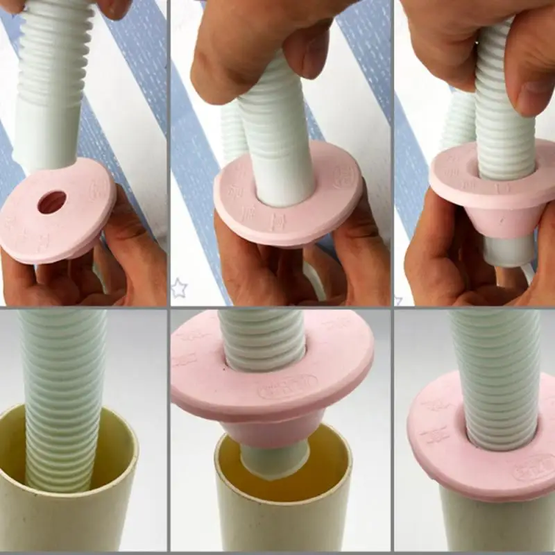 Silicone Drains Sewer Pipe Sealing Ring Floor Kitchen Sink Overflow Drain Cover Gang Deodorant Washing Machine Pipe Smell Proof