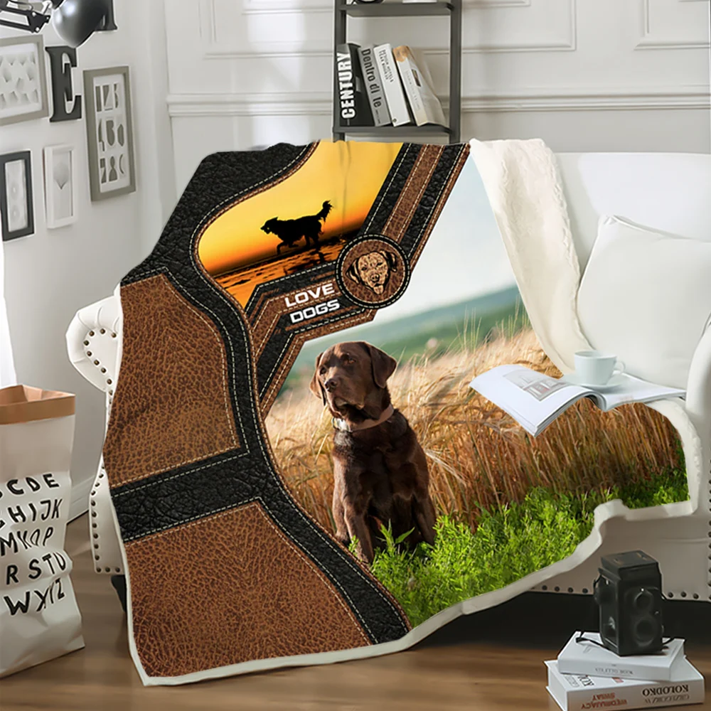 CLOOCL A Girl and Her Bernese Mountain Dog Blanket Soft Warm Blanket 3D Print Quilt Bedding Travel Bedroom Blanket Double Quilt