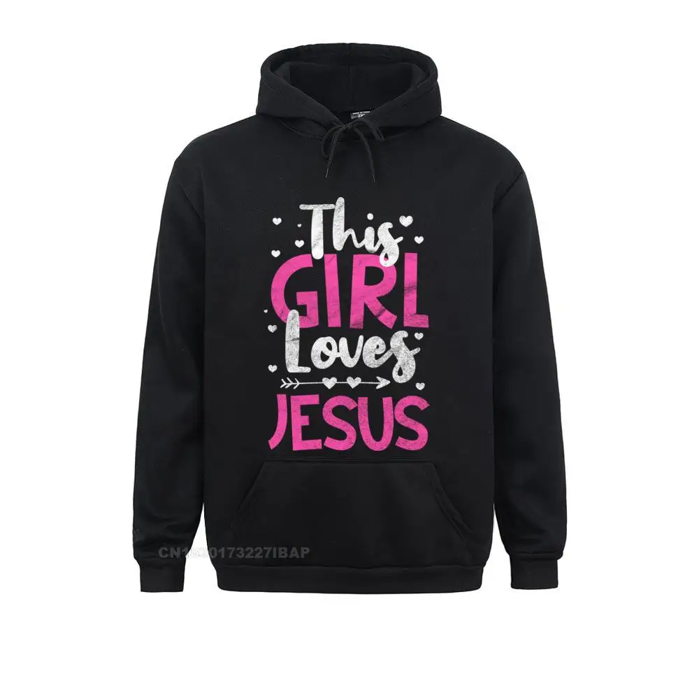 This Girl Loves Jesus Christian Catholic Religious Faith Pullover Hoodie Sweatshirts New Japan Mens Hoodies Party Sportswears