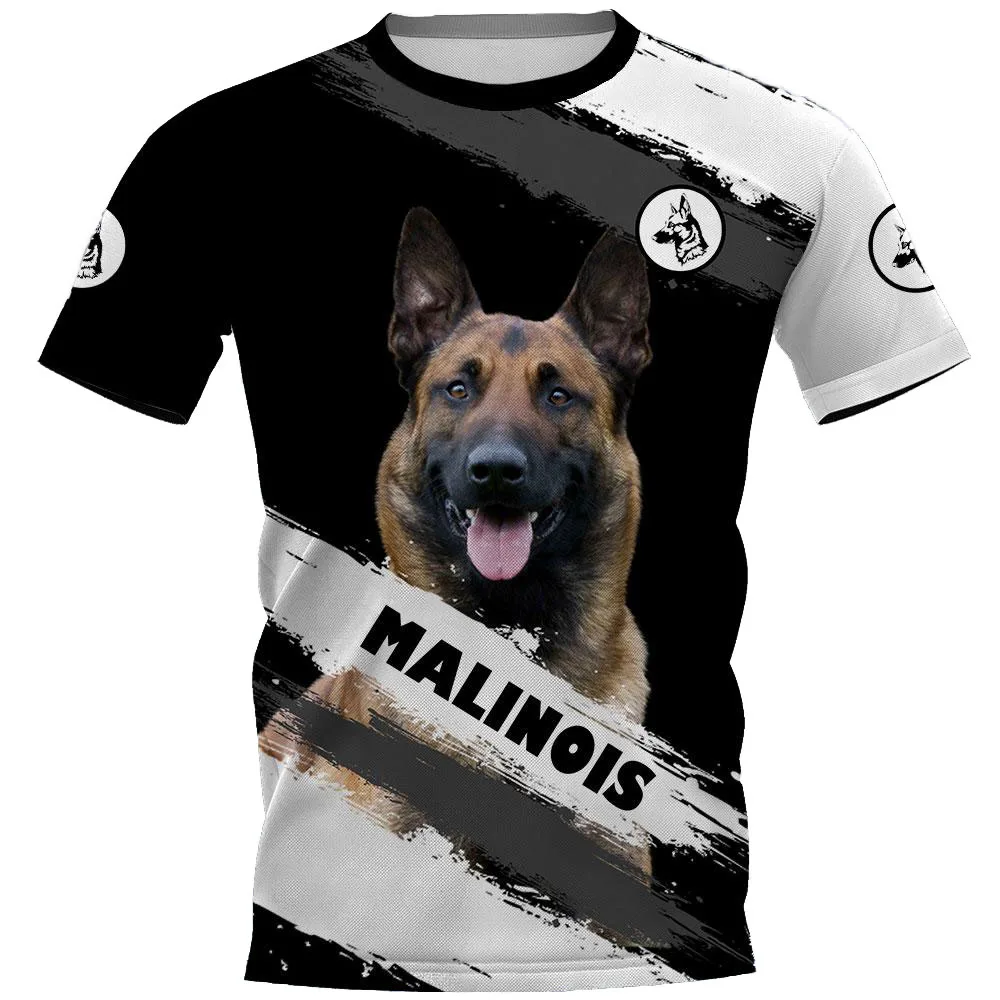 HX  Animals Dogs Samoyed T-shirt 3D Graphic Dog Better Than Life T-shirts All Print Animals Pullover Tees Harajuku Streetwear