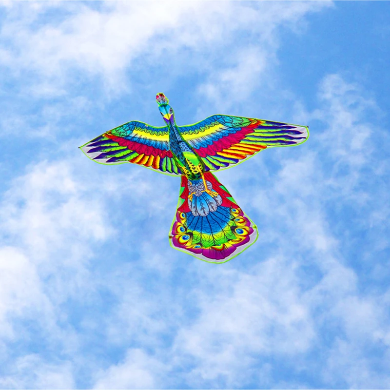 จัดส่งฟรีนกยูงขนาดใหญ่ kite บินไนลอน kite หาง weifang kites โรงงานเด็ก kite ของเล่นสําหรับเด็กร่มชูชีพกลางแจ้ง surf