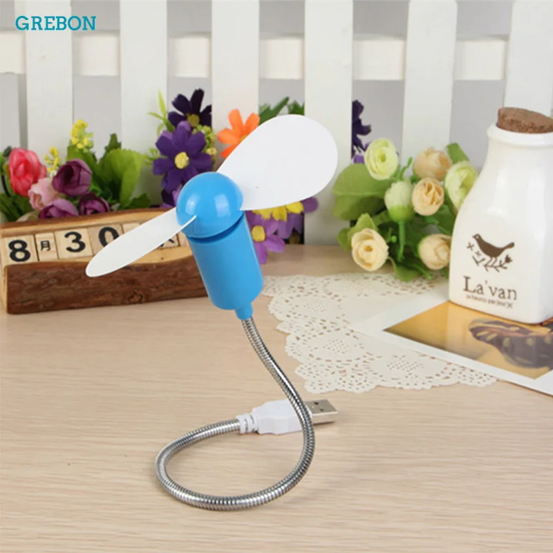 Mini Portable Fan Usb Charge Pocket Flexible Gadget Cooling Office Desktop Adroid Iphone Computer Adjustable Laptop Powerbank Pc