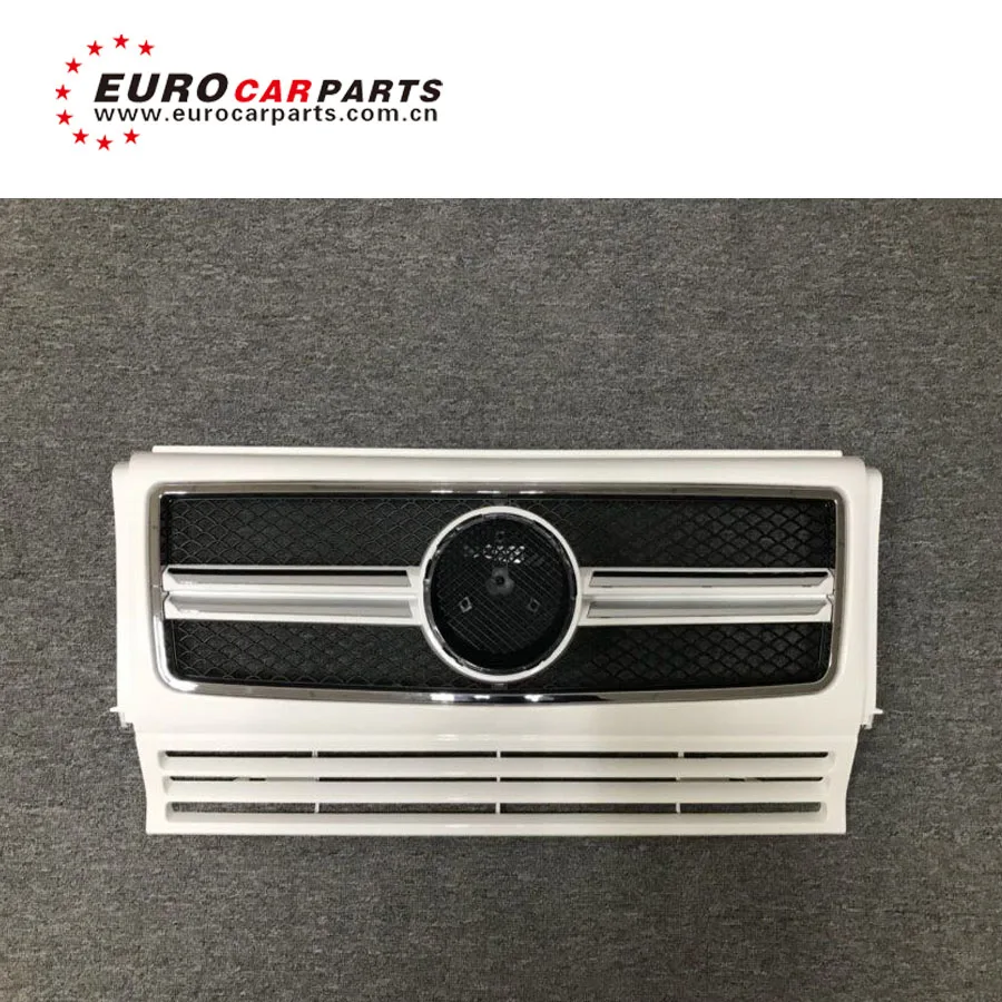 

G wagon G class w463 front grille headlamp cover and W463 g63 turning lights side molding trims for G350 G400 G500 to G63 style