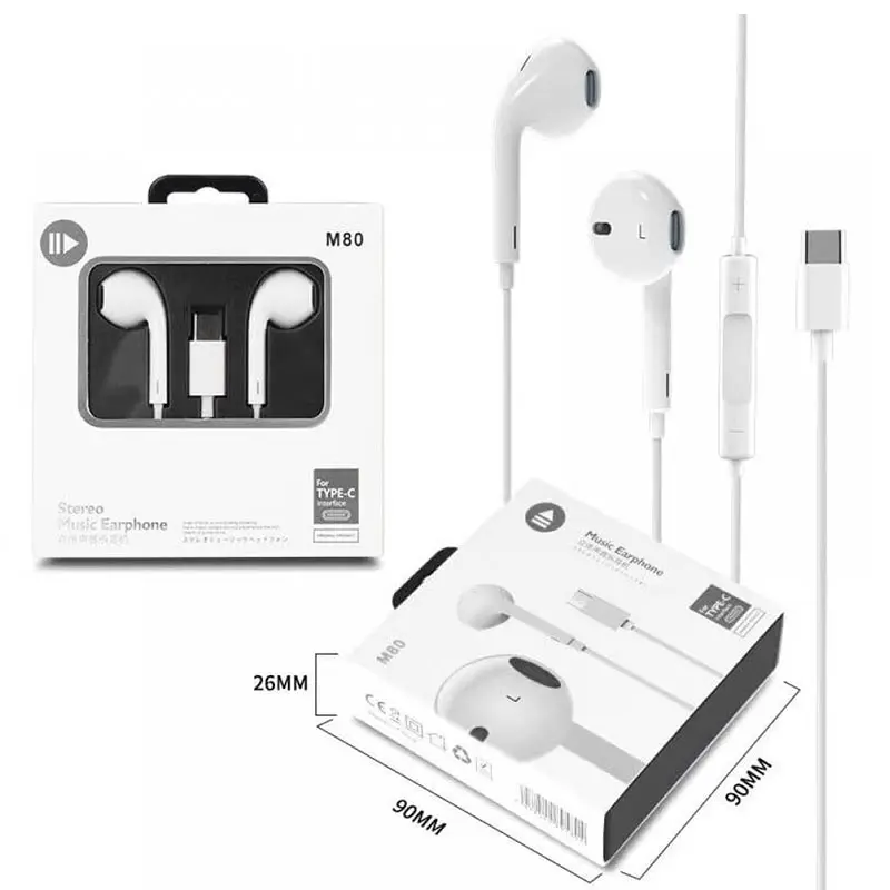 POWERMASTER PM-3817 TYPE-C GİRİŞLİ MİKROFONLU KULAKİÇİ WIRED HEADPHONE