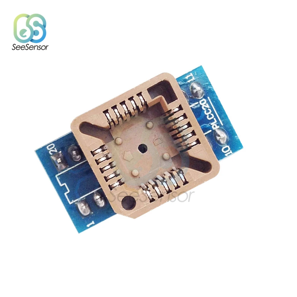 PLCC32 To DIP32 PLCC44 To DIP40 PLCC28 To DIP24 PLCC20 To DIP20 USB Universal Programmer IC Adapter Tester Socket untuk TL866CS