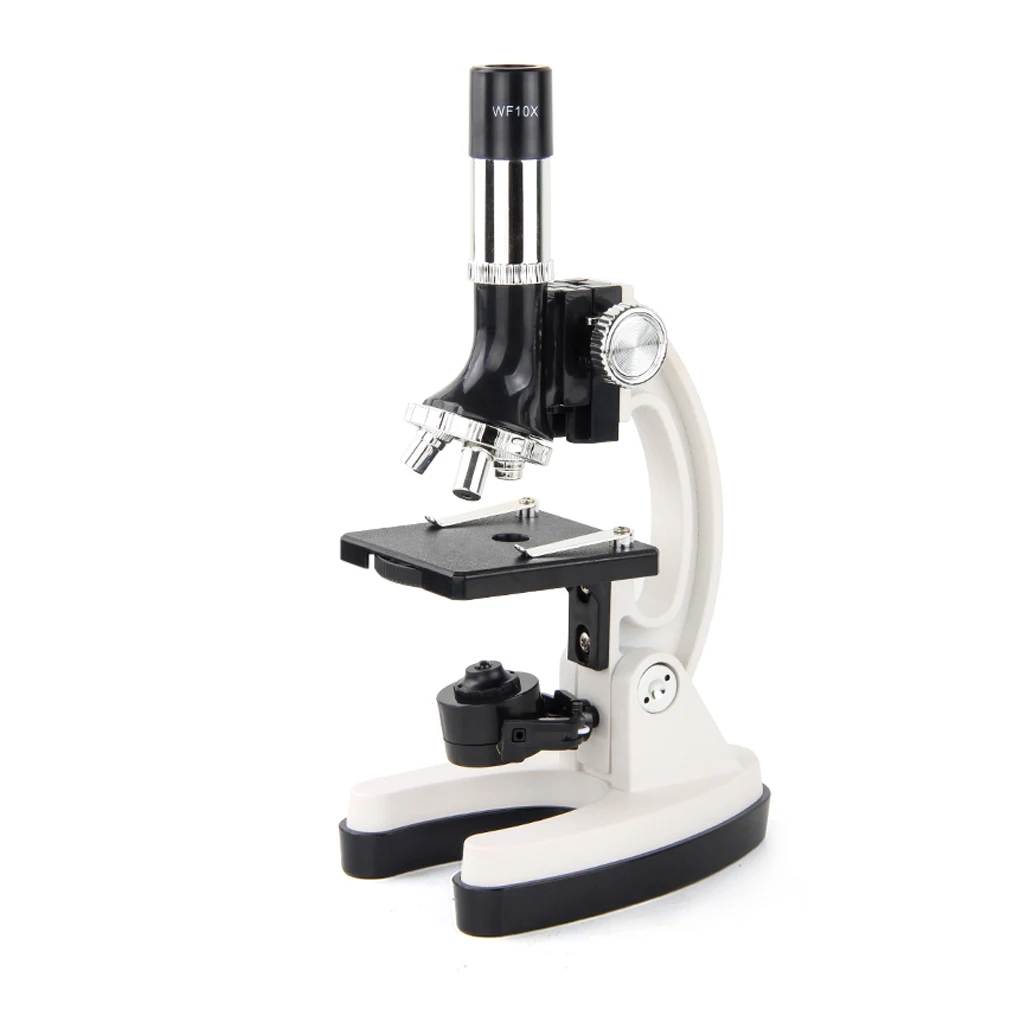 28 pcs/set Adjustable Biological Microscope 1200X Microscopes Kit Insects Cells Observation Science Education Supplies