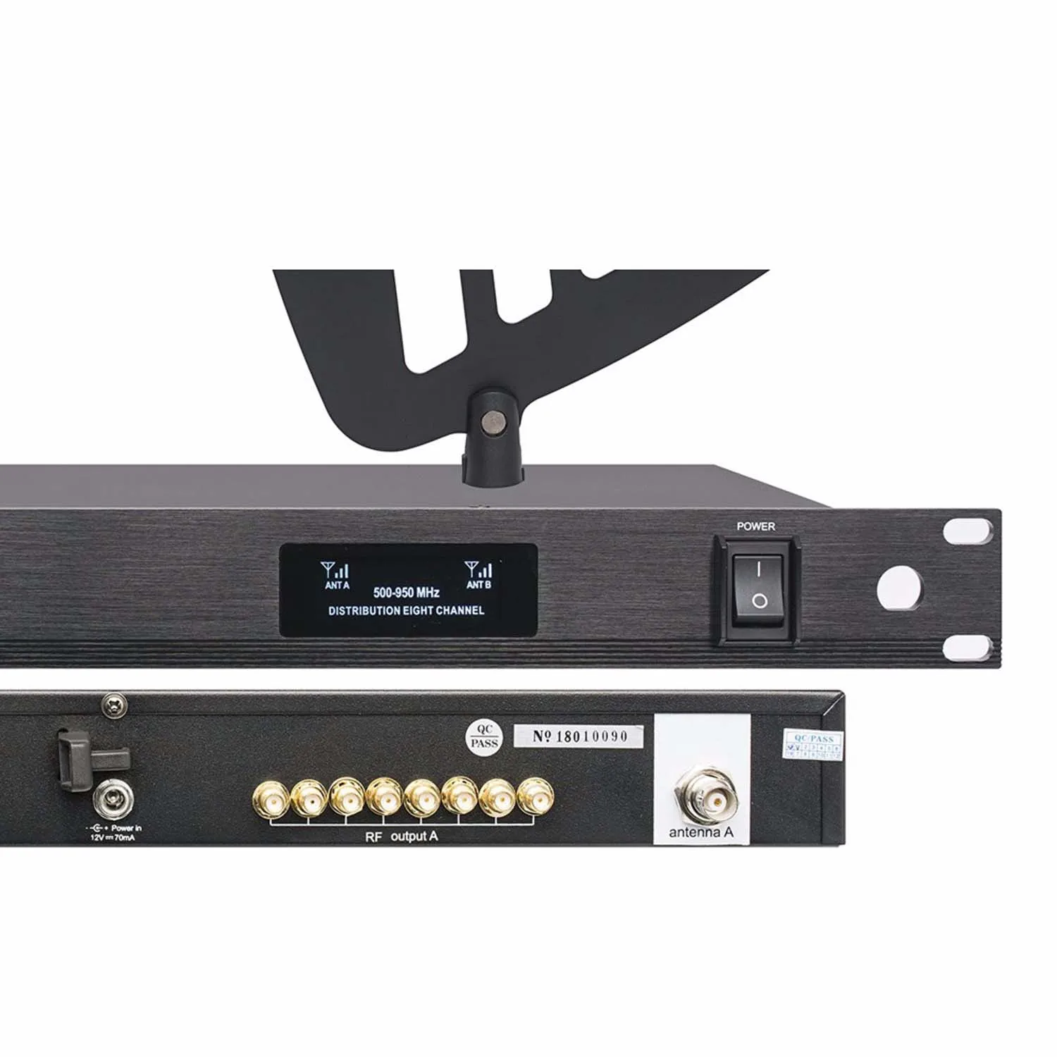 GAW-BK848 8 Channel Antenna Distribution System 8 Sets Receiver 500-950Mhz Active Directional antenna uhf wireless microphone