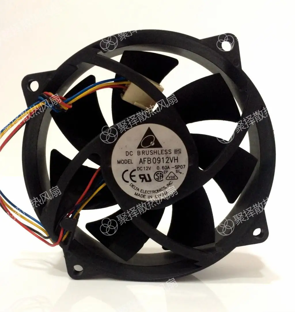 Original Taiwan 9225 circular AFB0912VH 12 v 0.60 A four-wire PWM CPU cooling fans