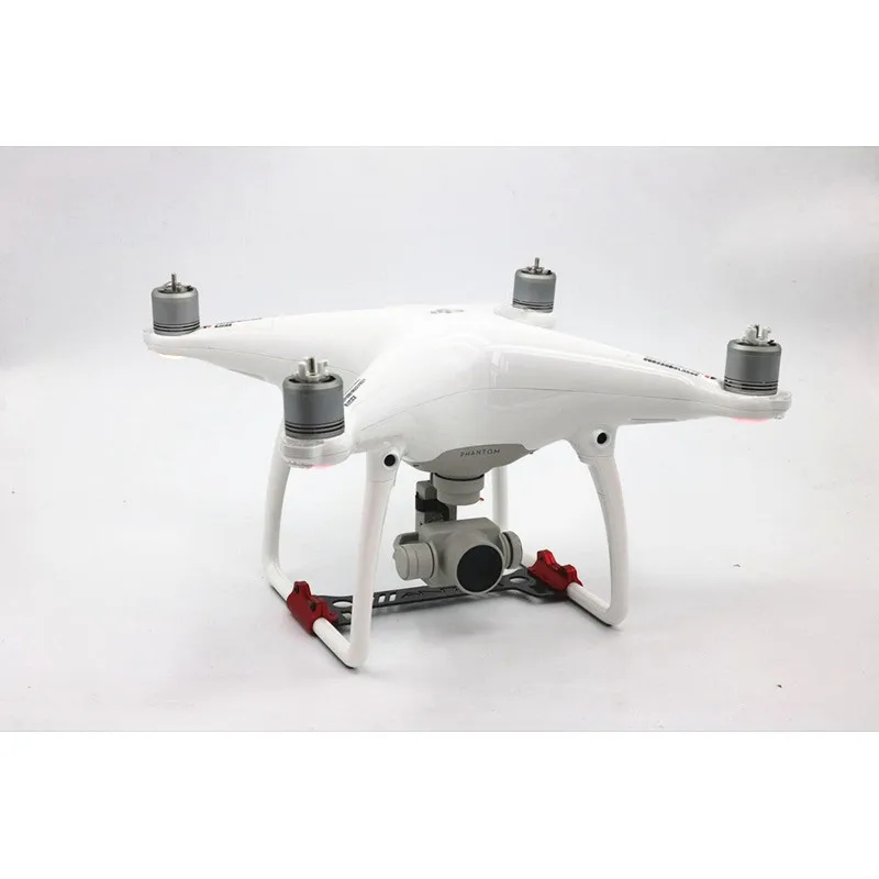 For DJI Phantom 4 Carbon Fiber Camera Gimbal Guard Landing Protector Plate for DJI Phantom 4 Drone Landing Gear with CNC Fixed