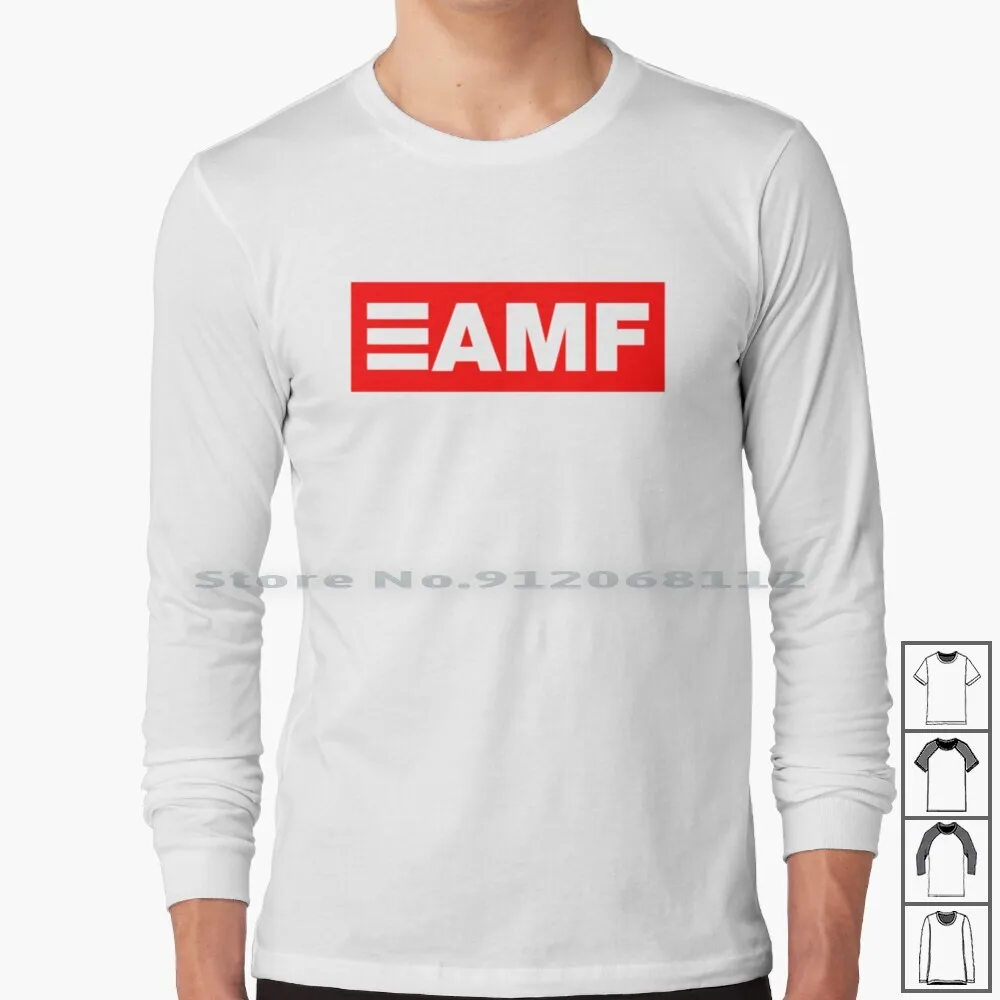 Amf футболка с длинным рукавом Amf футбол Ultras футбол случайный Edm Dj музыкальный фестиваль Awaydays Awayday Clobber
