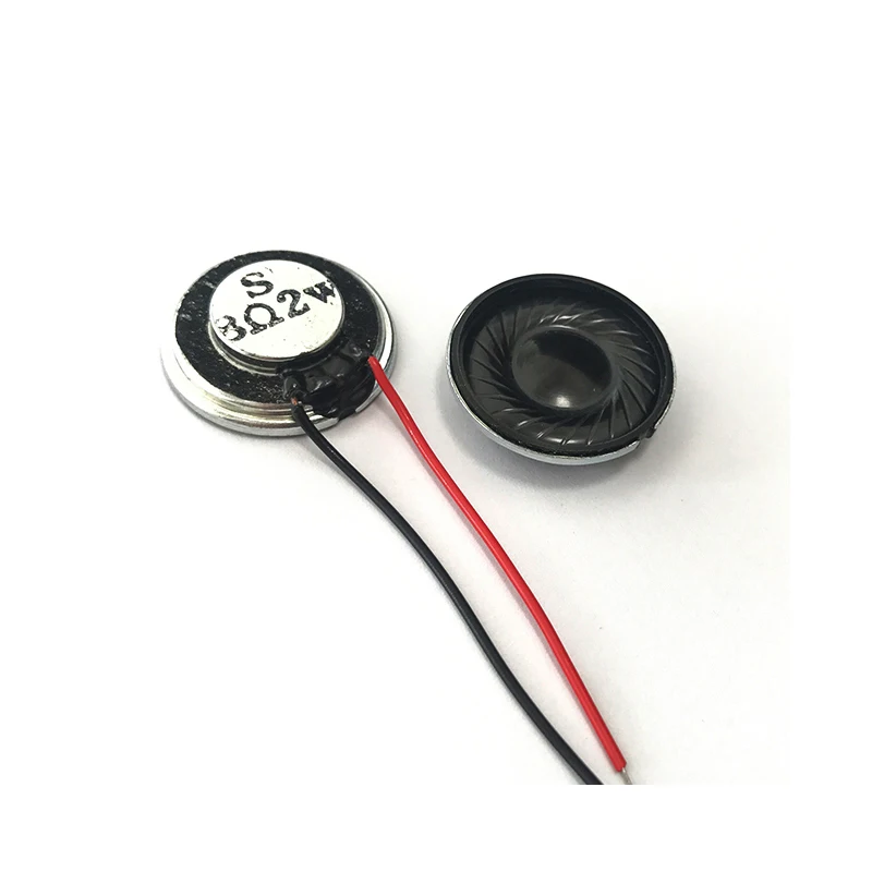 2 قطعة 1 بوصة 8Ohm 2 واط W8R مكبر صوت 23 مللي متر الجولة الداخلية المغناطيسي المتكلم مركب فيلم إصلاح مكبر الصوت الصغيرة 60 مللي متر كابل لتقوم بها بنفسك