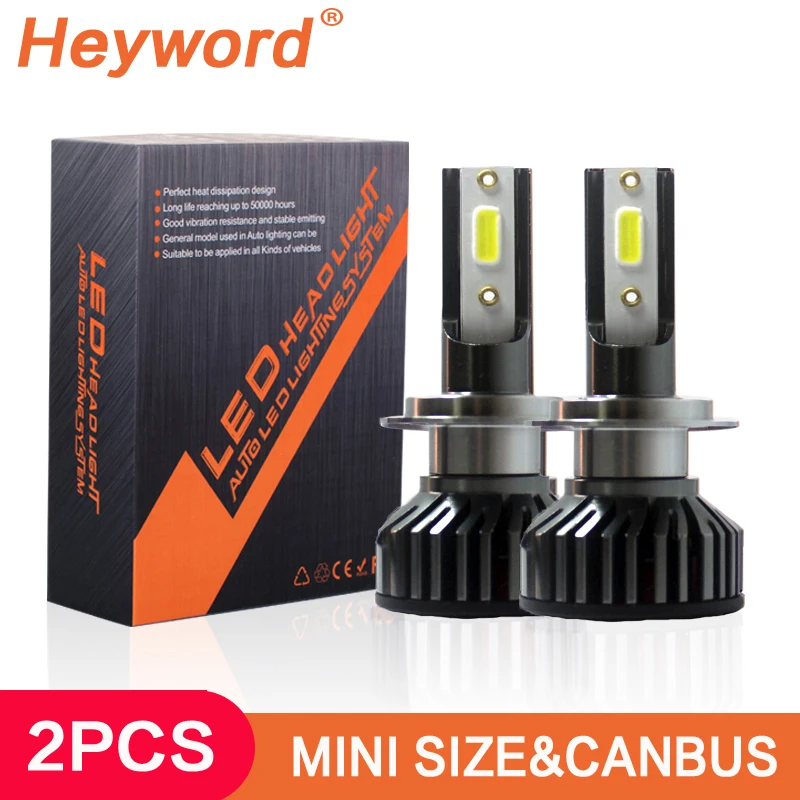 Heyword  H8 H9 H11 Car Headlight H4 110W 20000LM LED Bulb car 9006 9005 H7 6500K DOB Styling Auto Headlamp Fog Light Bulbs