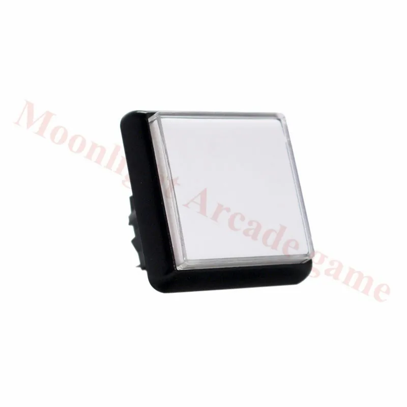 10Pcs/Lot 49*49mm LED momentary illuminated push button Square game machine push button for Arcade game machine push button