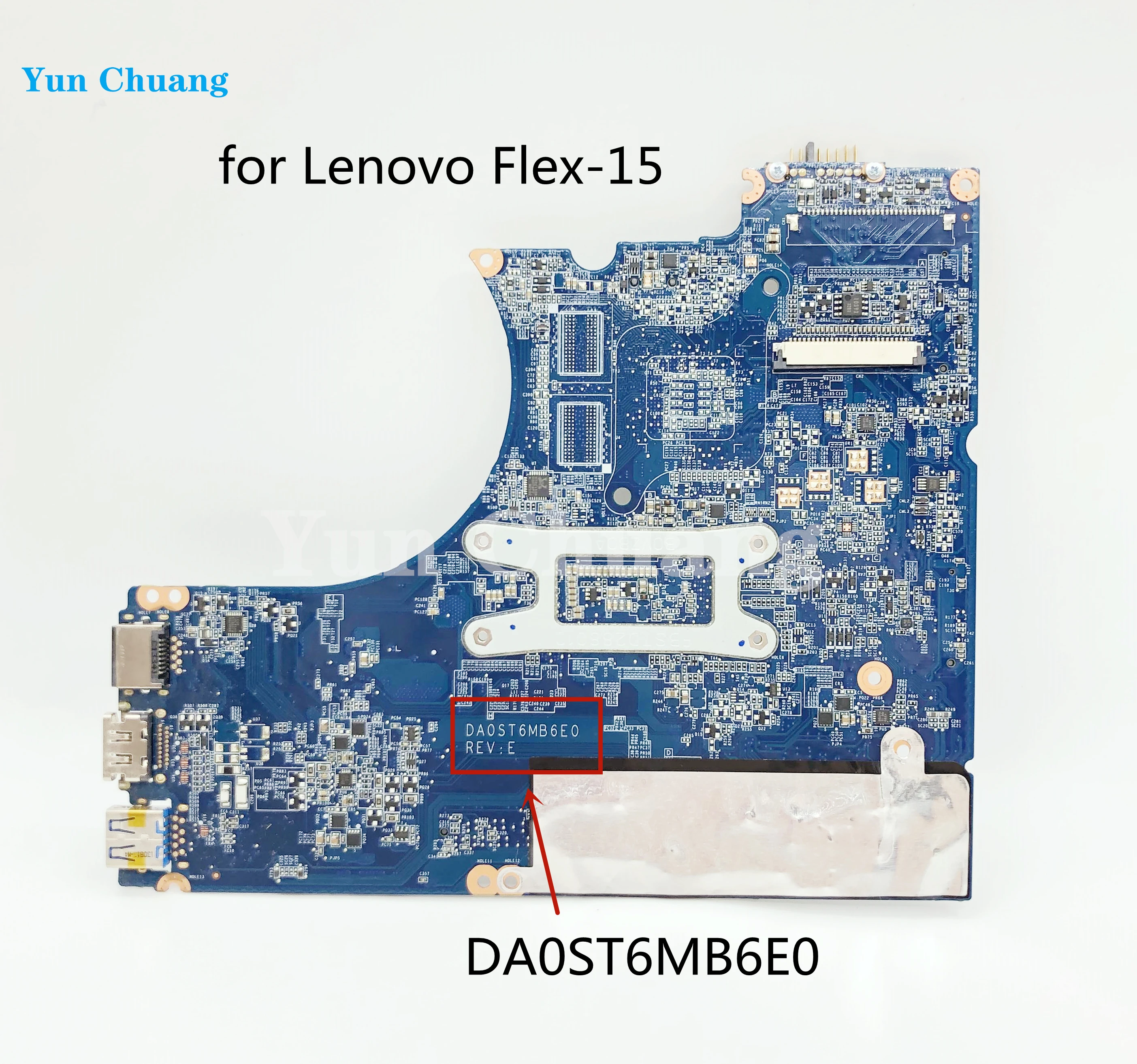 Imagem -02 - Placa-mãe Portátil para Lenovo Ideapad Flex 14 Flex 15 Da0st6mb6e0 Da0st6mb6f0 Mainboard com Core i3 i5 i7 Cpu Uma 100 Testado