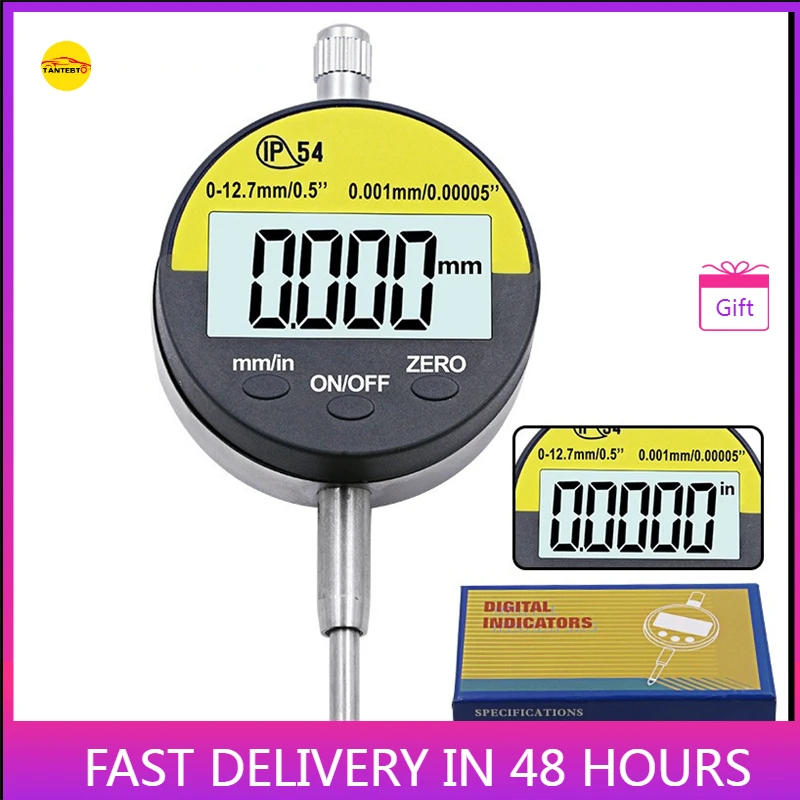 Micrômetro Digital à Prova de Óleo 0.01 mm 0.001 mm Métrica Eletrônica Polegada 012.7 mm 0.5 025.4 mm Precisão Ip54