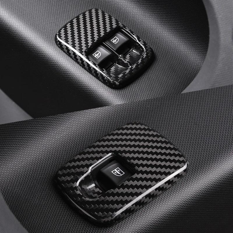 Car Real Carbon Fiber Decorative Frame Door Handle Protect Stickers For New Mercedes Smart 453 Fortwo Forfour Car Accessories