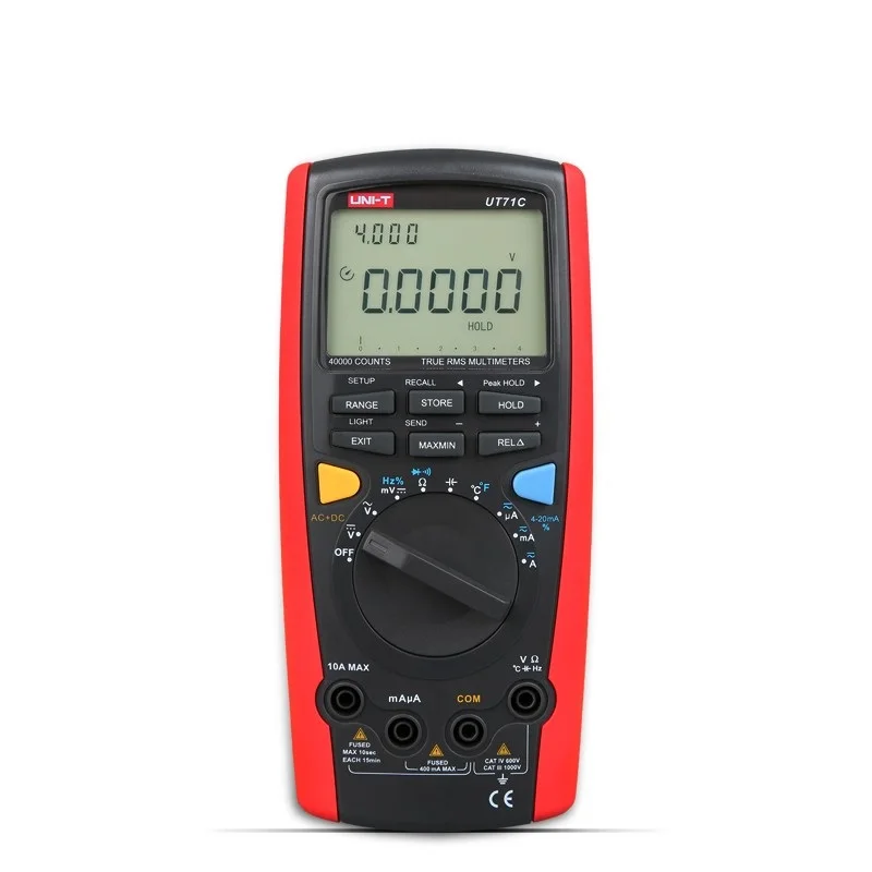 UNI-T UT71C High-precision Intelligent Digital Multimeter Full-range Overload Protection Automatic Range