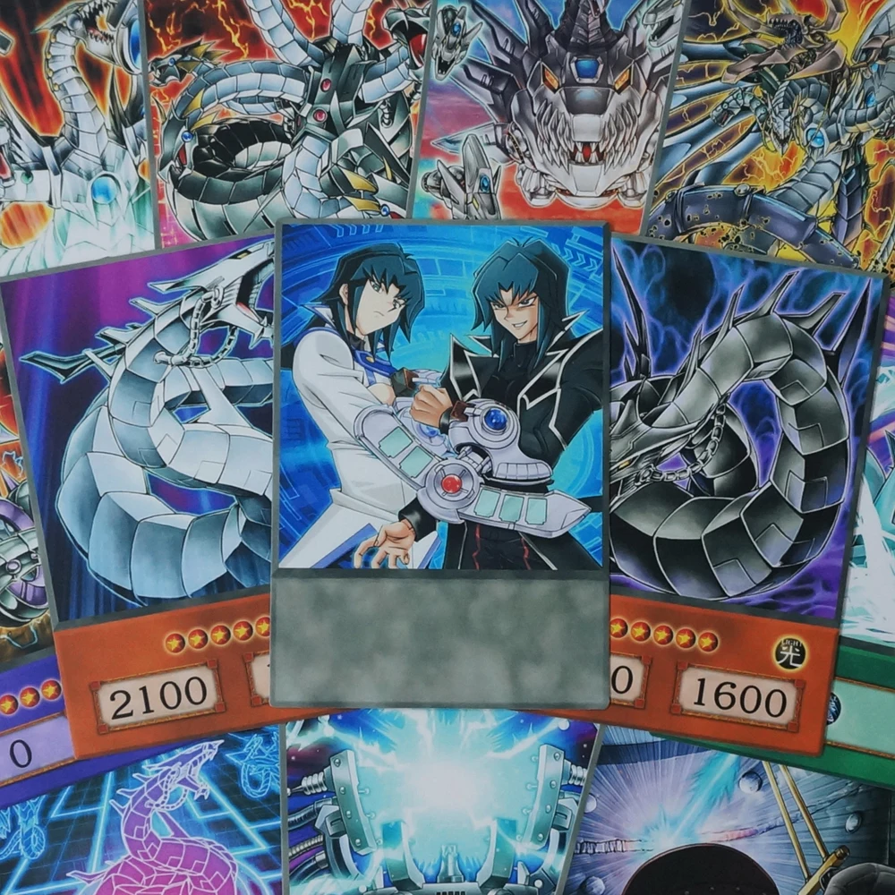 48 teile/satz Zane Truesdale Anime Deck Cyber Drachen Kunst Underworld Cyberdark Orica Hölle Kaiser Ryo Marufuji Yugioh GX Klassische Karten