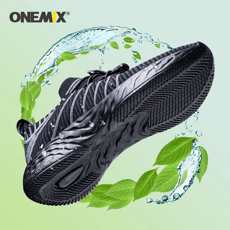 ONEMIX 2021 Sneakers for Men Waterproof Breathable Wading Training Male Outdoor Anti-Slip Trekking Sports Shoes zapatillas trail