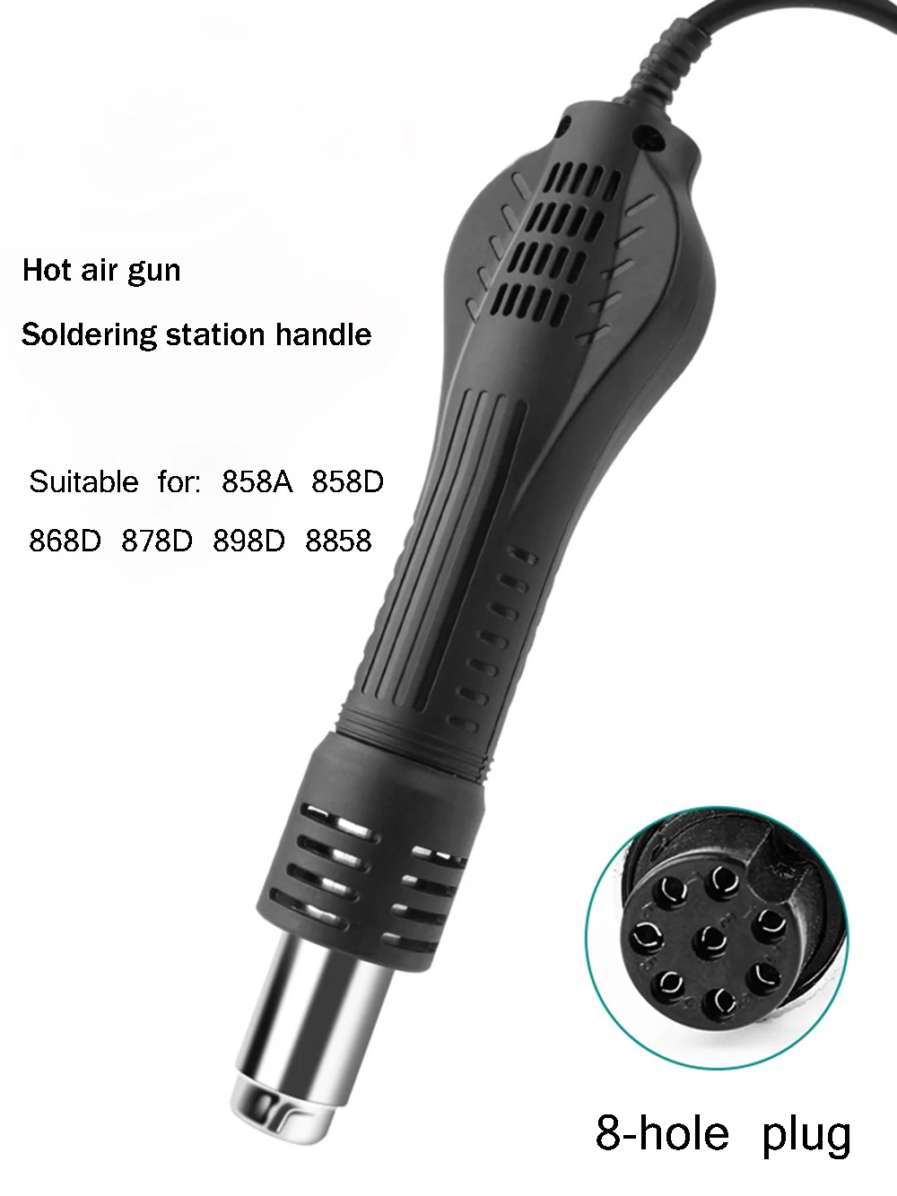Hot air gun 8858 Micro Rework soldering station LED Digital Hair dryer for soldering 650W Heat Gun welding repair tools Heat Gun