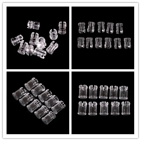 Hot Sales 10PCS 3mm 5mm LED Light Emitting Diode Lampshade Protector Clear