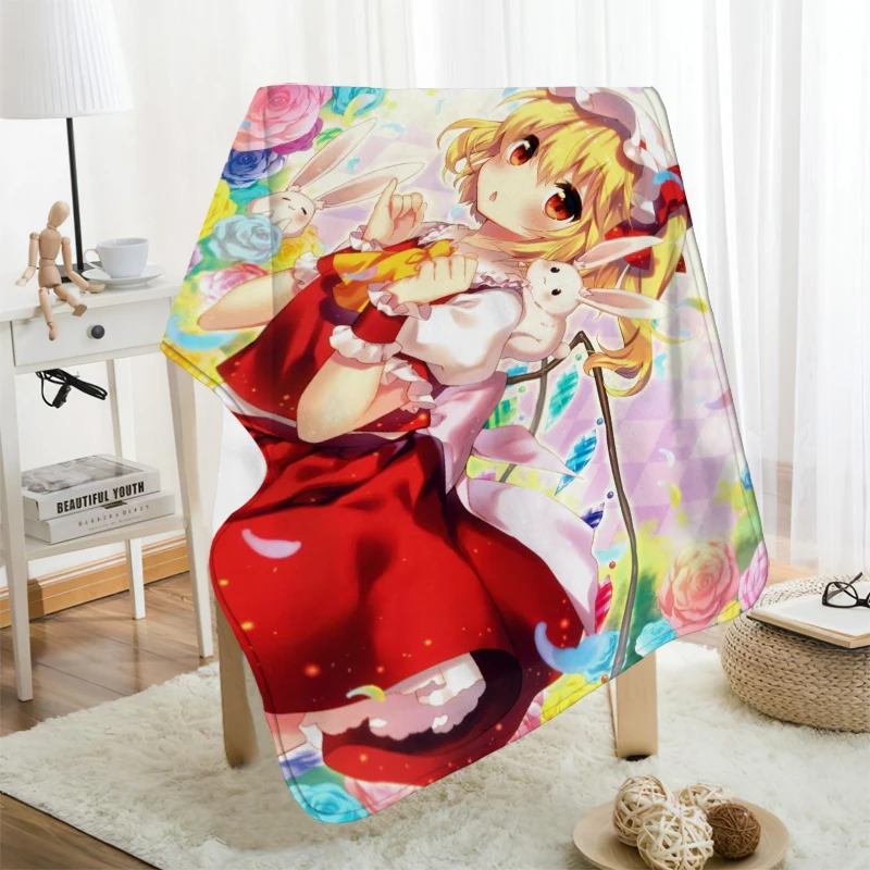 Musife Custom Flandre Scarlet Flannel Blanket Design Your own Blanket Flannel Blankets for Sofa DIY Dropshipping