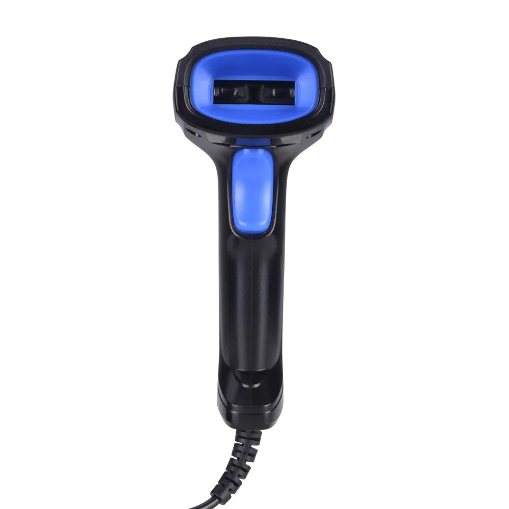 Heißer Verkauf Handheld Wirelress 2,4G Barcode Scanner Freies Verschiffen Verdrahtete USB 1D/2D QR Bar Code Reader PDF417 für IOS Android IPAD