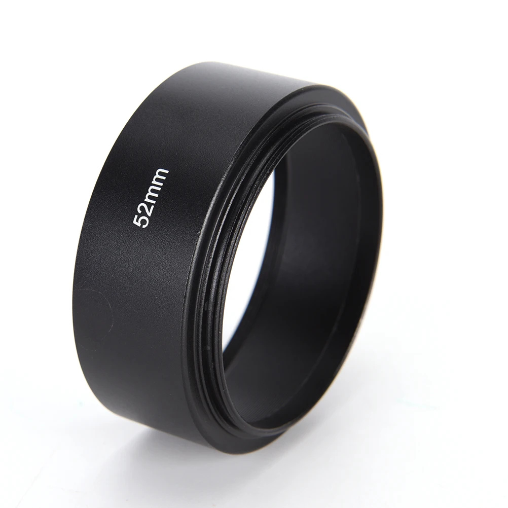 HOT 52mm Metal Camera Lens Hood For Canon Nikon 50mm F1.8 Tool Accessories