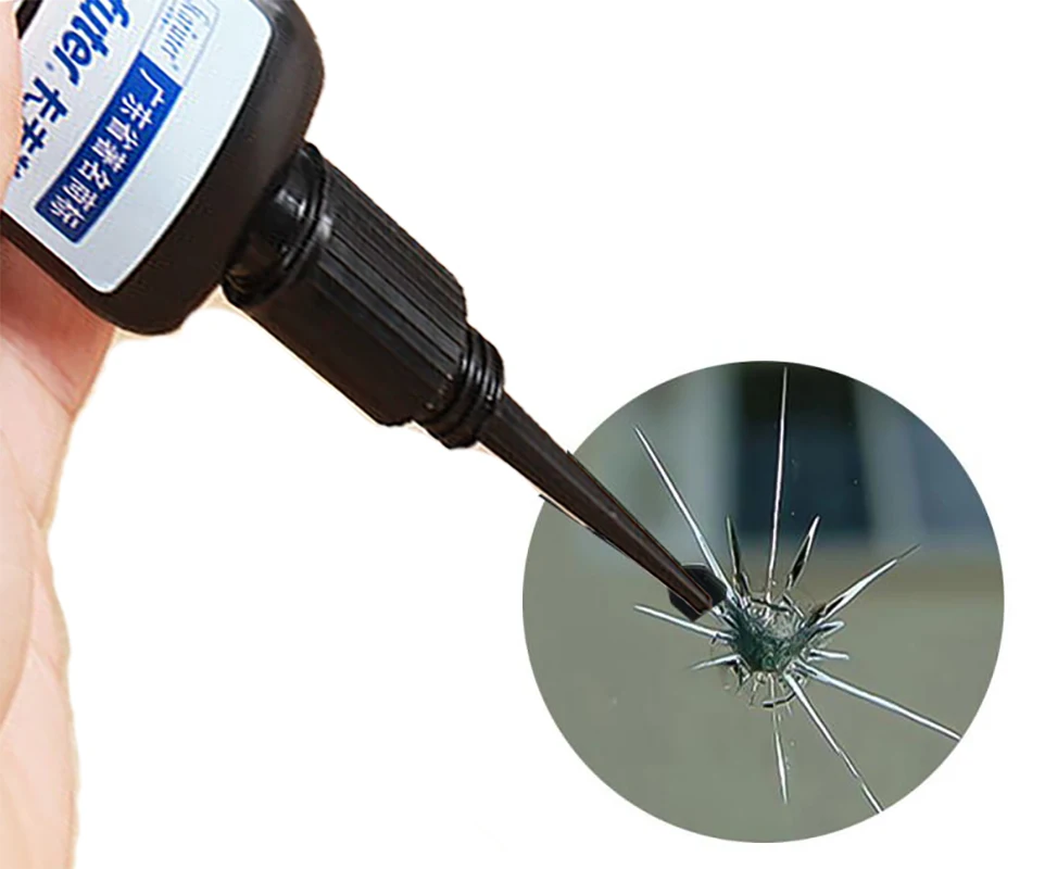 10g Kafuter Cracked Glass Repair Kit Windshield Nano Repair Liquid DIY Car Window Phone Screen Repair Utensil Scratch CrackGlue