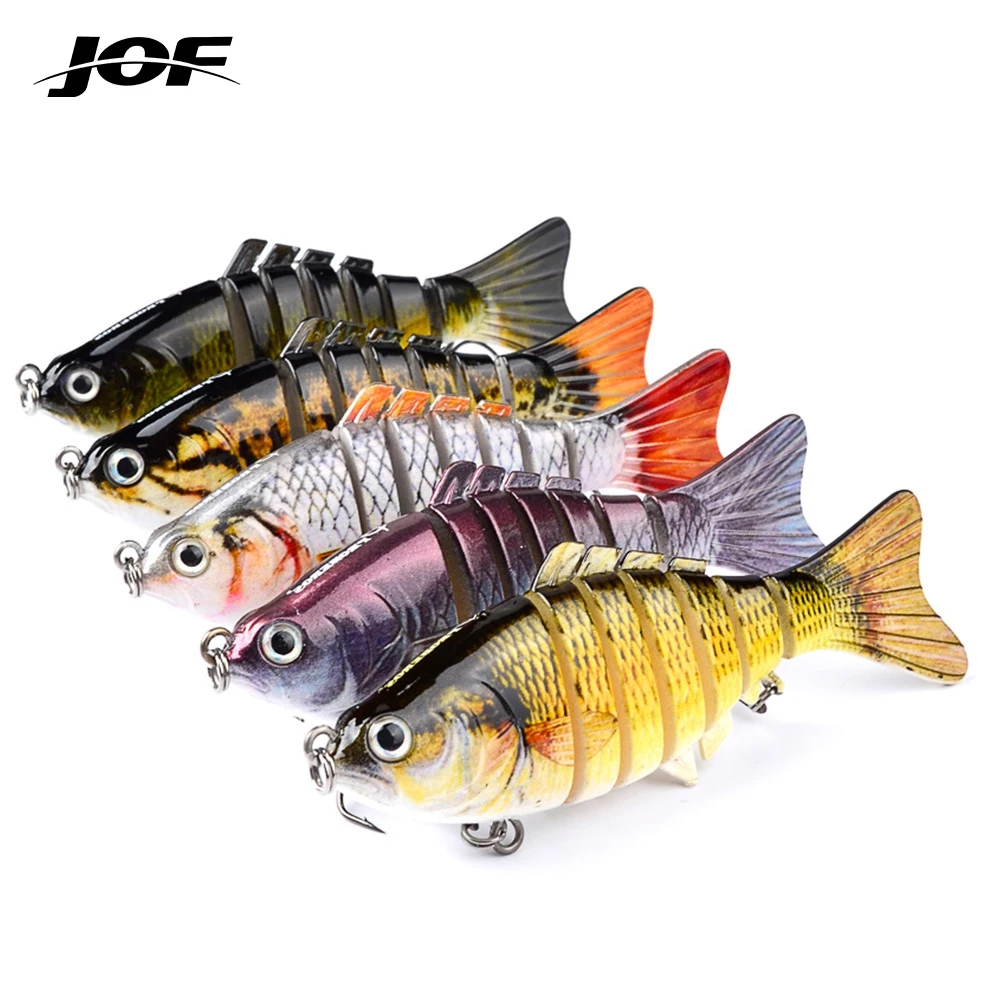 

JOF 10 см, 15,5 г, рыболовные приманки, наживки искусственные многосекционные искусственные жесткие приманки, Троллинговые инструменты ловля щуки и карпа