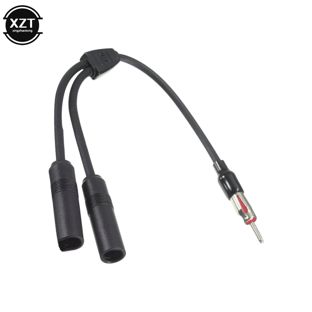 Car Antenna Cable Adapter 1 to 2 Radio Antenna Splitter Extension Cable Meet More Connectivity Needs Antenna For Car