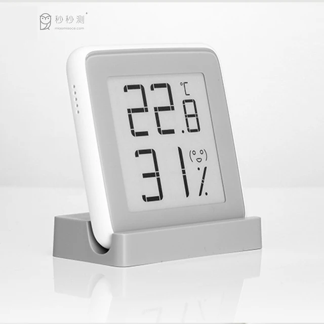 

MiaoMiaoCe E-Link INK Screen Display Digital Moisture Meter High-Precision Thermometer Temperature Humidity Sensor