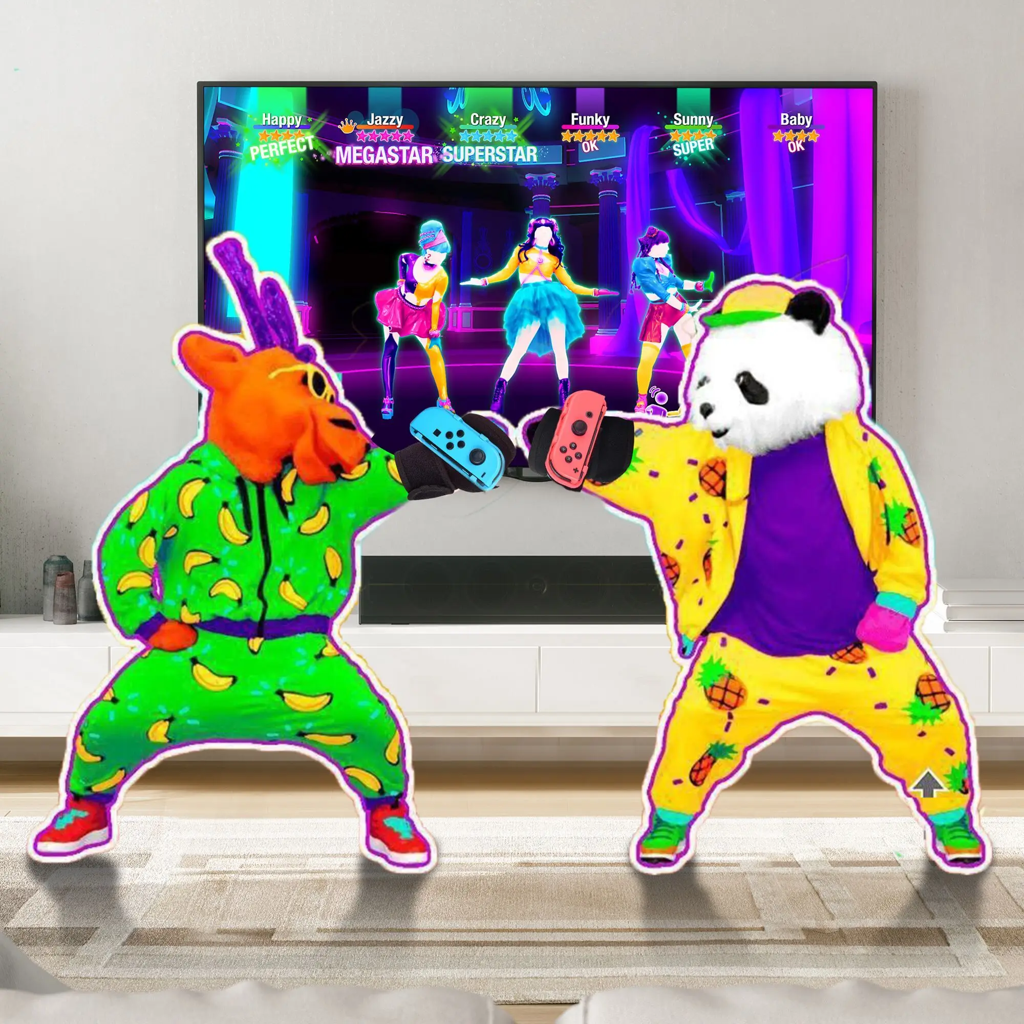 Correa de muñeca para Nintendo Switch just Dance, banda de muñeca para Just Dance, 2 piezas, 2022/23, accesorios para switch just dance Joy-Con Controller