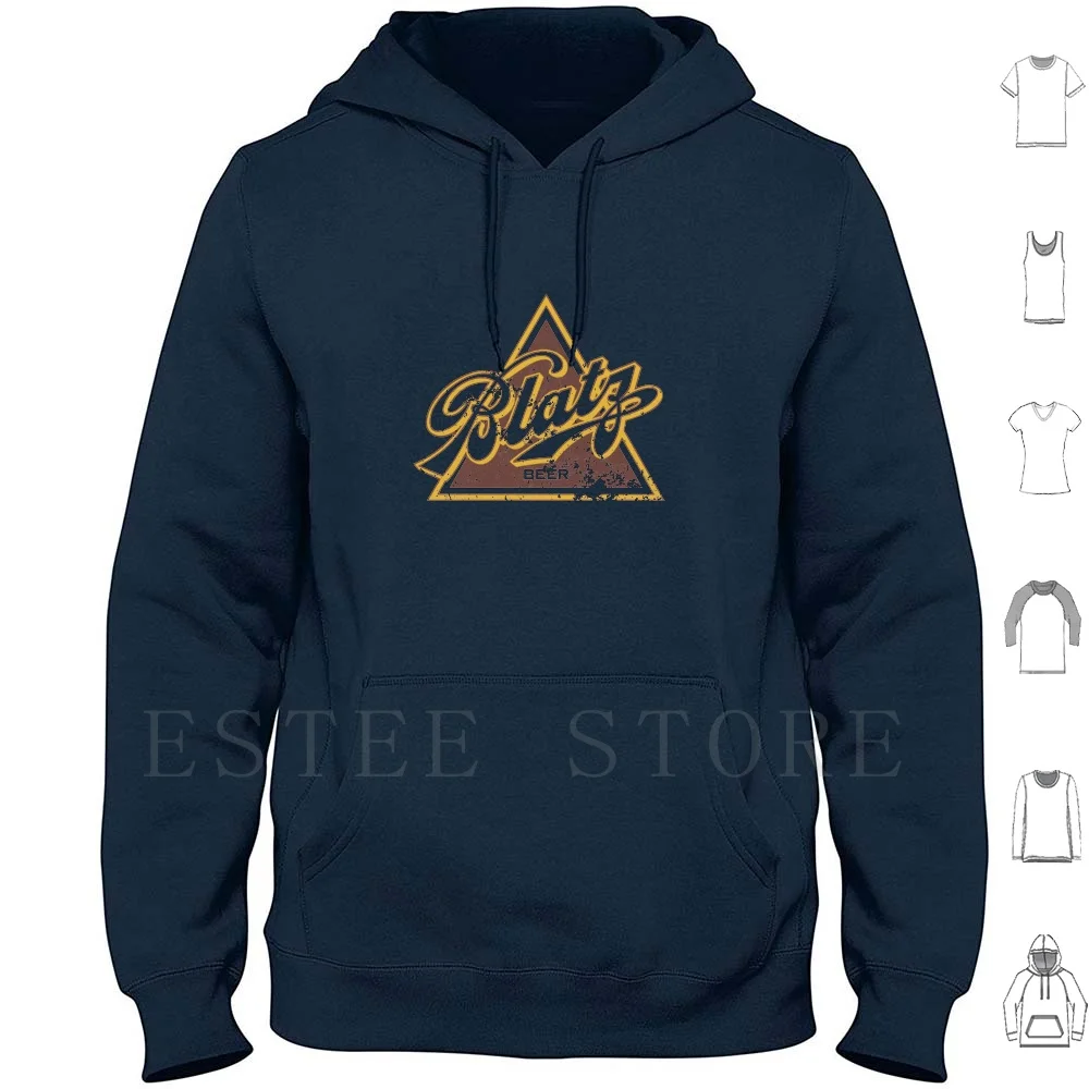 Blatz Beer Hoodies Long Sleeve Beer Wisconsin College Vintage Retro Green Bay Door County 50s 60s Brewers Chicago