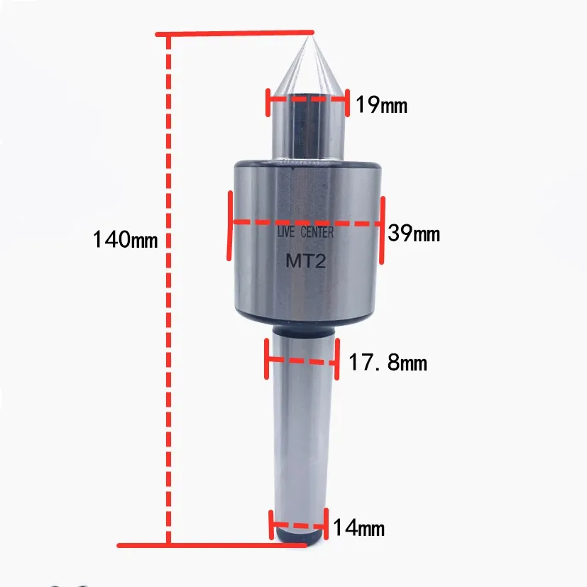 MT1 MT2 MT3 new type of precision steel rotary center lathe movable center cone cutter rotary milling machine accessories