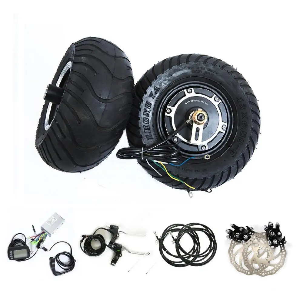 Electric Mini Fat Road Tyres Scooter DIY Kit 48V 800W City Coco Scooter Design13 inch