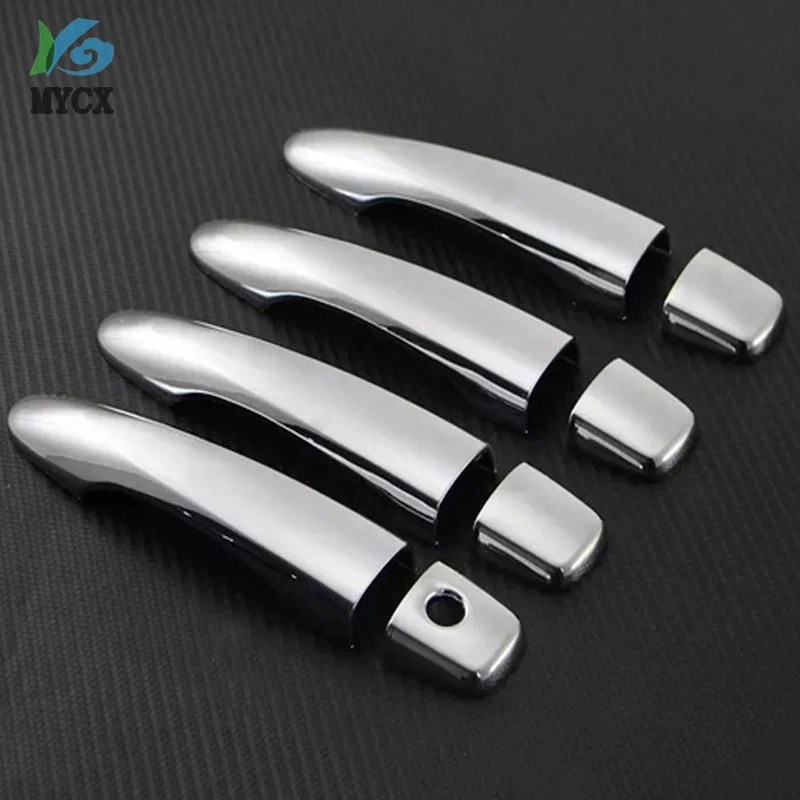 

For Nissan Kicks 2016 2017 2018 2019-2020 ABS CHROME DOOR HANDLE COVER CATCH CAP TRIM MOLDING ACCESSORIES 8pcs