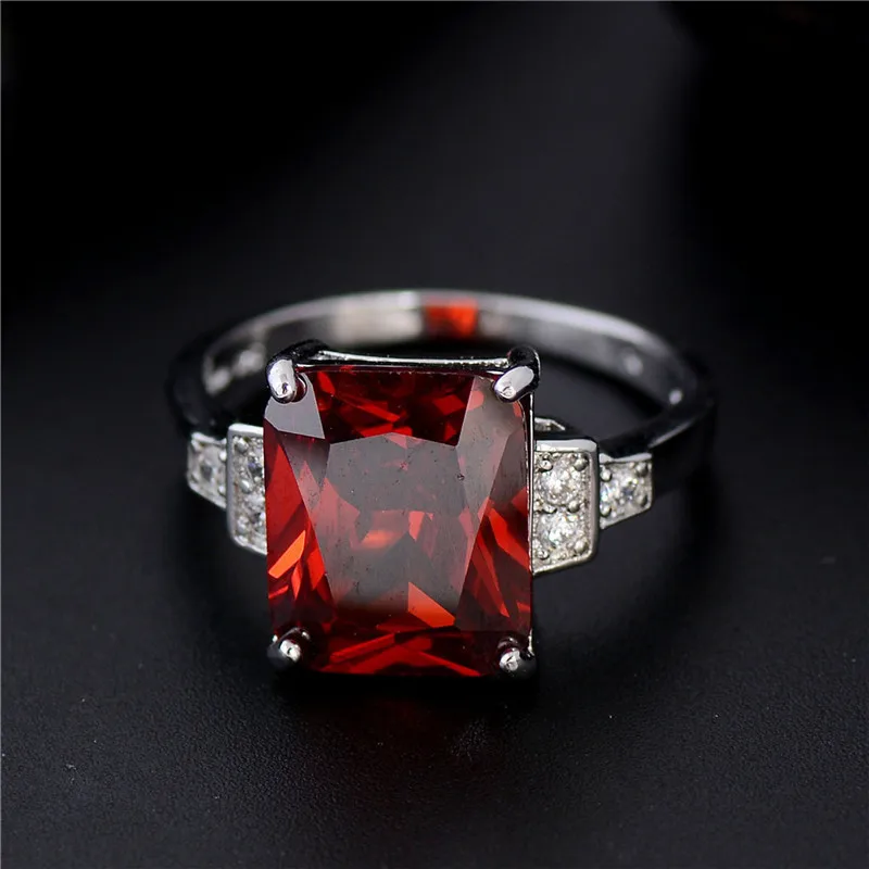 S925 Sterling Silver Rings Earring for Women Ruby Wedding Bands Fine Jewelry for Luxury Classic Engagement 925 Silver Ring Gifts